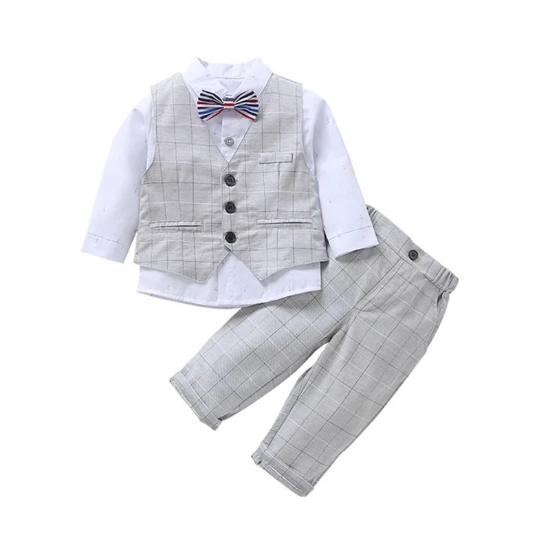 Ropa Formal De Alta Calidad Para Bebés,Chaleco Y Pantalones De 3  Piezas,Kbls-013 - Buy Caballeros Body De Bebé Niño,Bebé Ducha Y Regalo De  Cumpleaños Caballeros Body De Bebé Niño,Venta Al Por Mayor