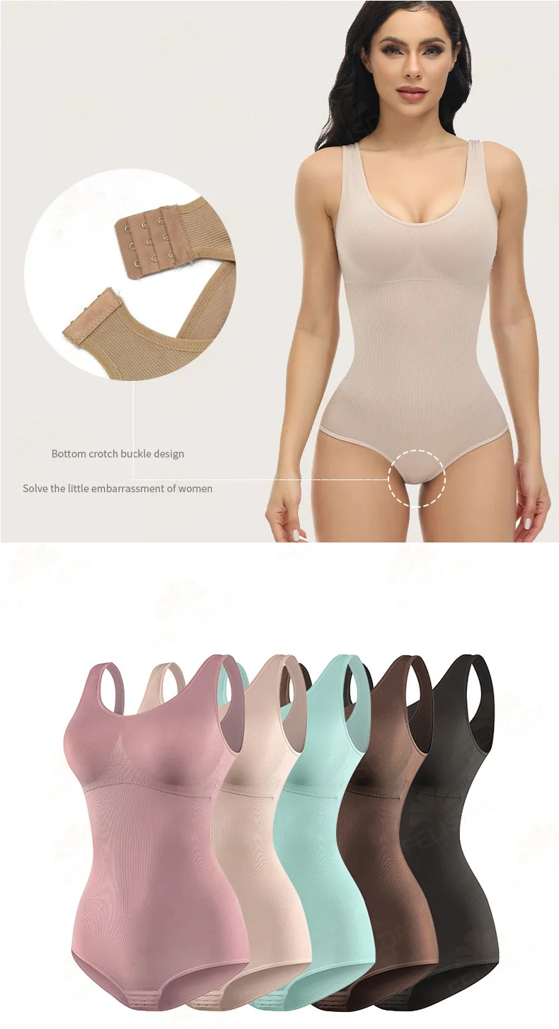 Seamless Shapewear Bodysuit For Women Tummy Control Butt Lifter Body