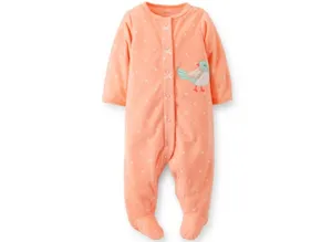 Newborn Baby Girls Clothes Polar Fleece Coverall Romper For Wholesale