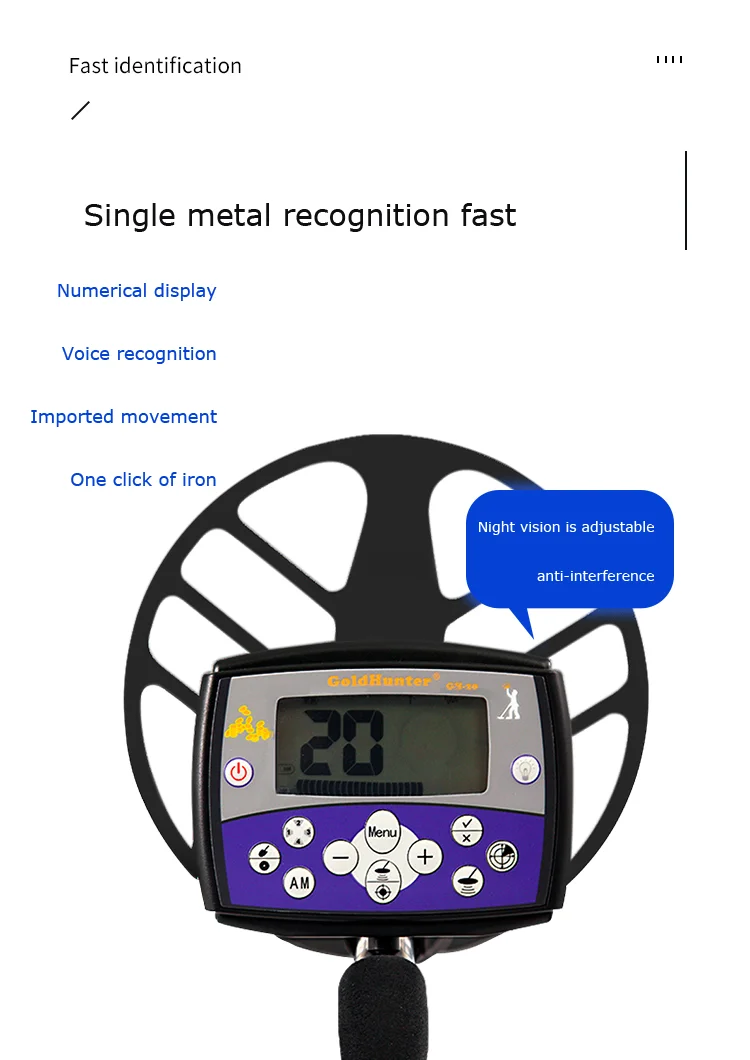 Handheld Metal Detector Price Archaeological Treasure Hunt Underground