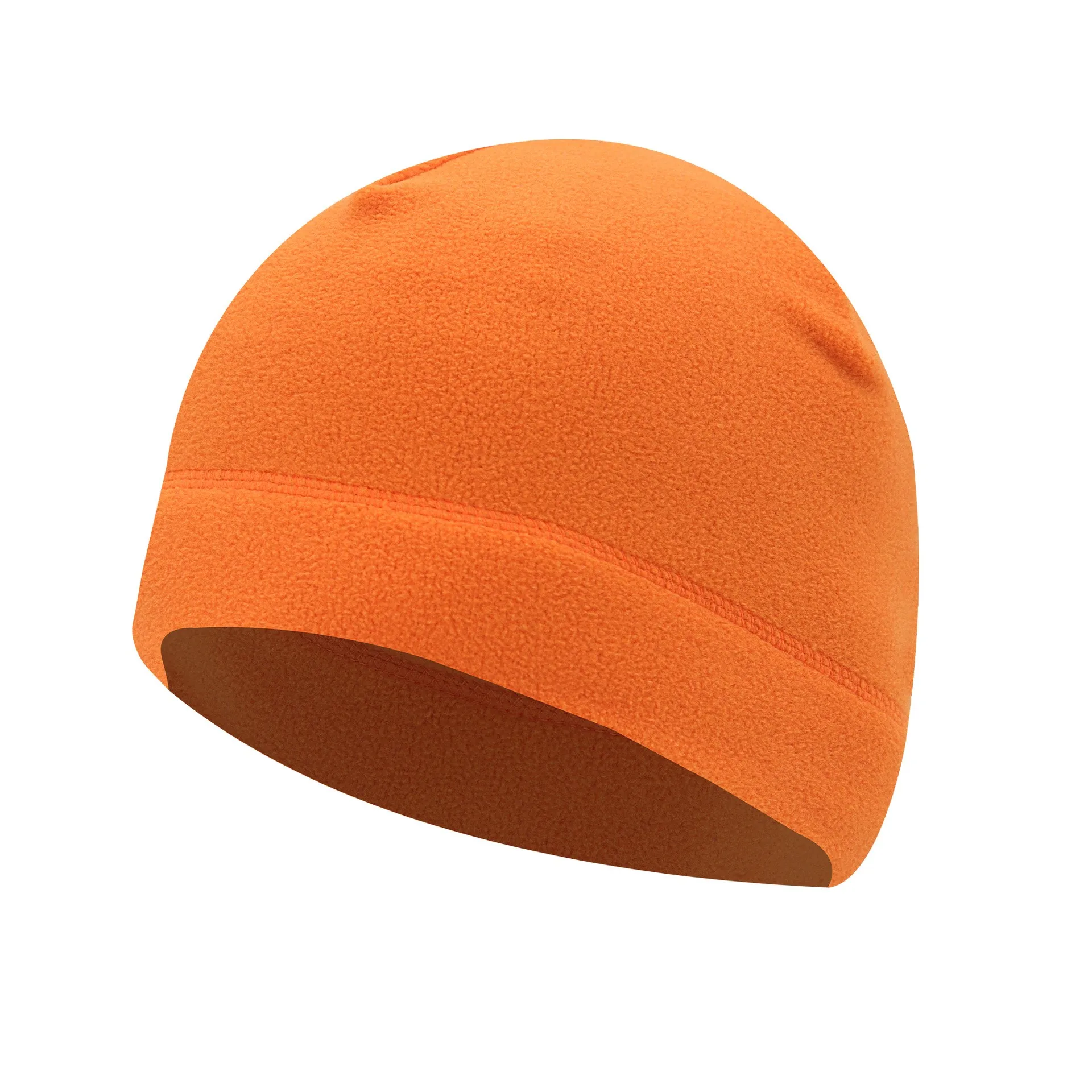 orange running beanie