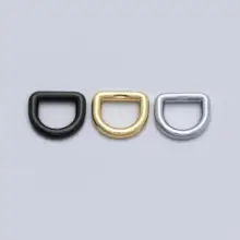 Factory wholesale custom accept bag accessories buckle high quality matel d rings for bags