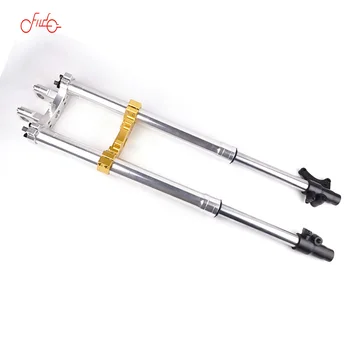 Wholesale Price Custom Motorcycle inverted front shock absorber with a set of upper and lower connecting plates Front fork