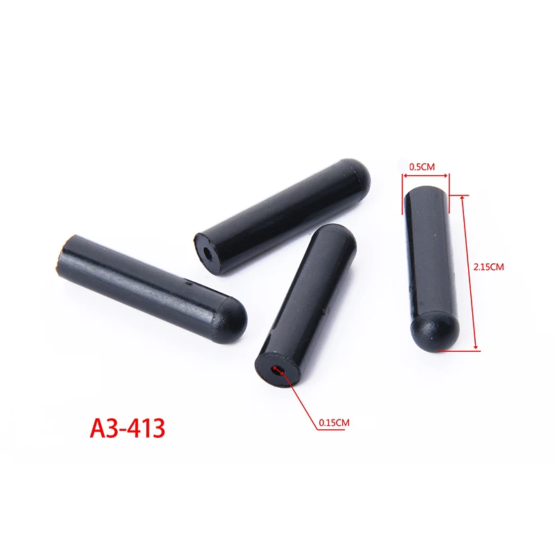 High Quality Anti Slip String Stopper Cord Locks Garment Round Cord Lock Stopper Garment Glossy Plastic Cord End