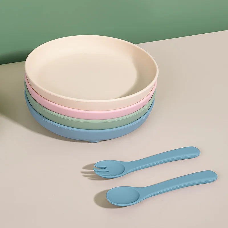 Utensílios de Mesa para Bebês de Grau Alimentício Personalizados Tigela de Silicone à Prova de Derramamento Sucção Forte Alimentação Moderna para Crianças à Prova d'Água  