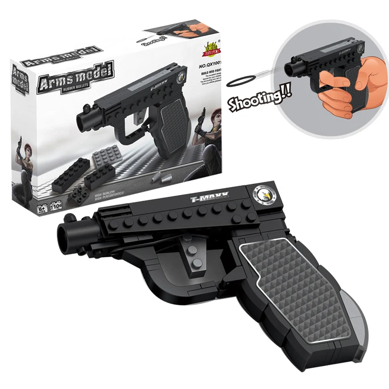 Plastic Military Building Blocks Set Mini Toy Gun Model Brick Set Pistol Toy Gun Brick Toy