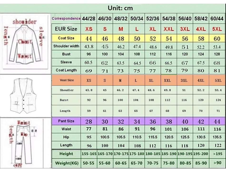 Morili One Button Wedding Party Suits for Man Closure V Collar 3 Pieces Suit Slim Fit MMSB52