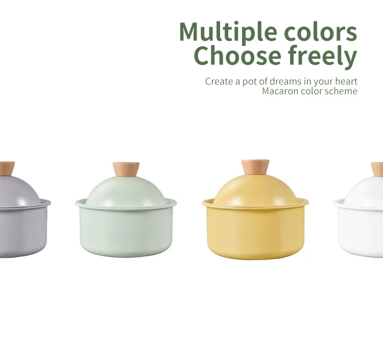 High Quality Pot Set Detachable Handle Aluminum Cooking Pot Kitchen