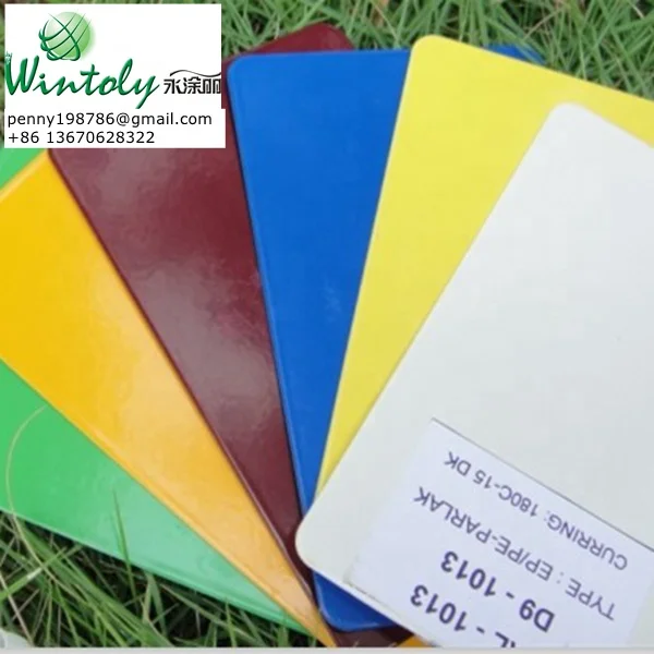 RAL Colors Gold Electrostatic Prismatic Metallic Powder Coating Paint for Metal