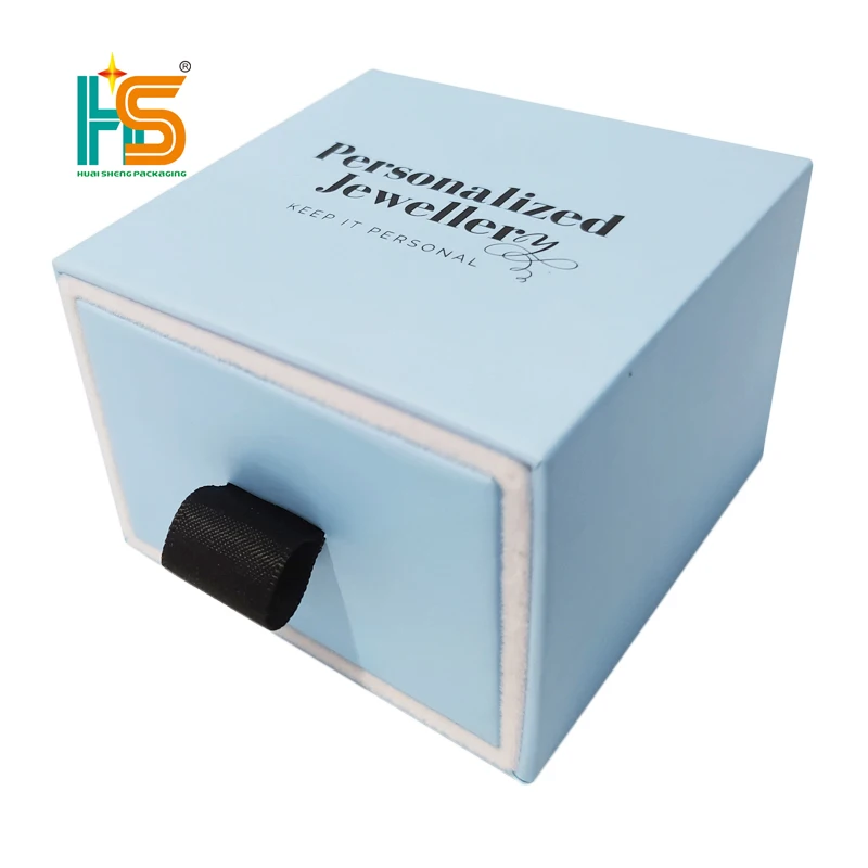 HUAISHENG модный бумажный набор ювелирных изделий, коробка для кольца, ожерелья, браслета, набор сережек, шкатулки для ювелирных изделий от производителя