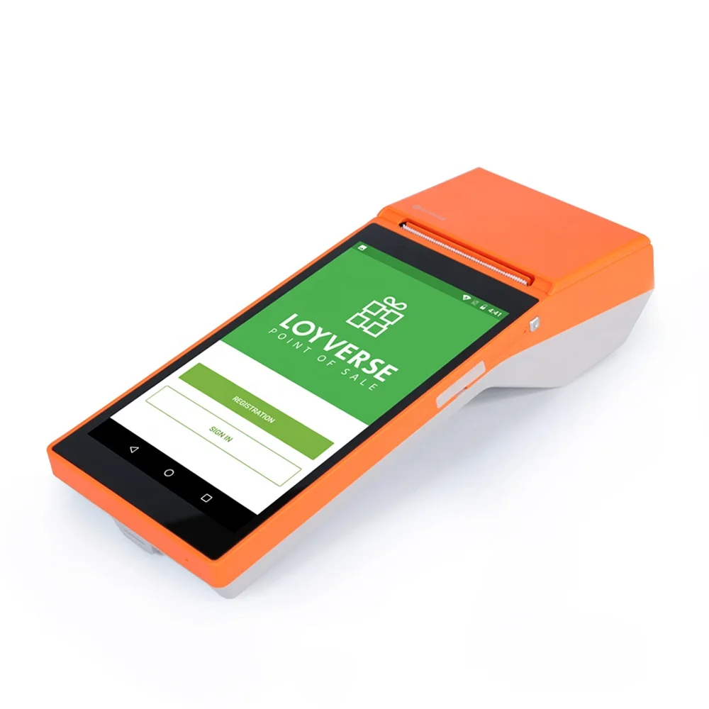 4g Android 11 Pos Terminals With Sim Card Handheld Android Pos Terminal ...