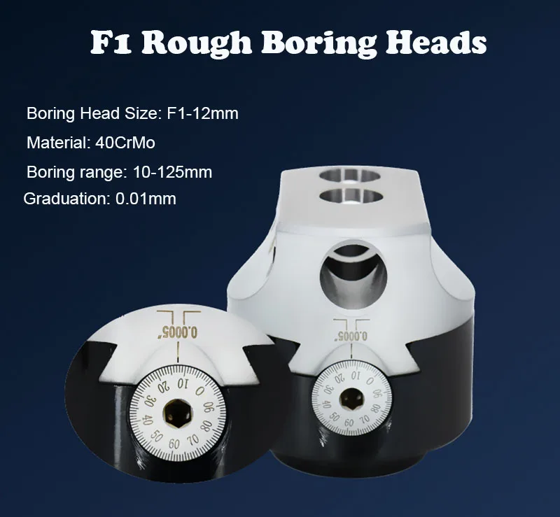 OLICNC boring head R8 12mm boring heads with r8 shanks MT2 MT3 C20 NT30 Boring tool holder for milling machine r8 boring head set - F1 Boring Heads & sets - 1