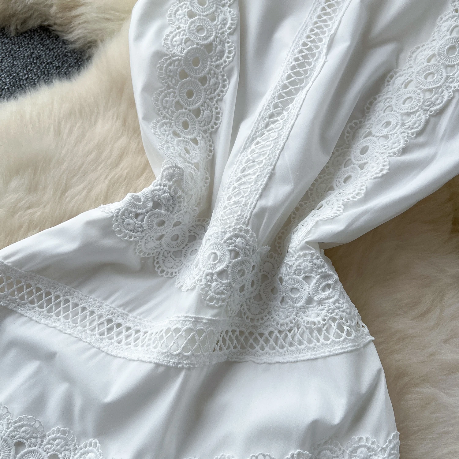 Ladies Clothes Sleeveless Lace Panel Dress Women'S Hollow-Out Long Dresses Women Lady Elegant Casual Dresses Ladies Clothes Sleeveless Lace Panel Dress Women'S Hollow-Out Long Dresses Women Lady Elegant Casual Dresses