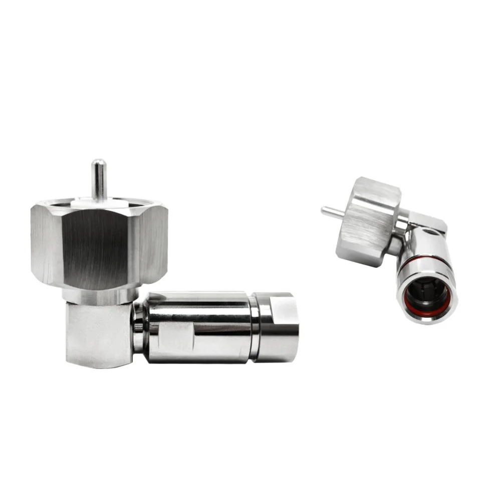 RF Connector LC Type Male Plug RA 90 Degree Right Angle Clamp for 1/2 1-2  Coaxial Cable