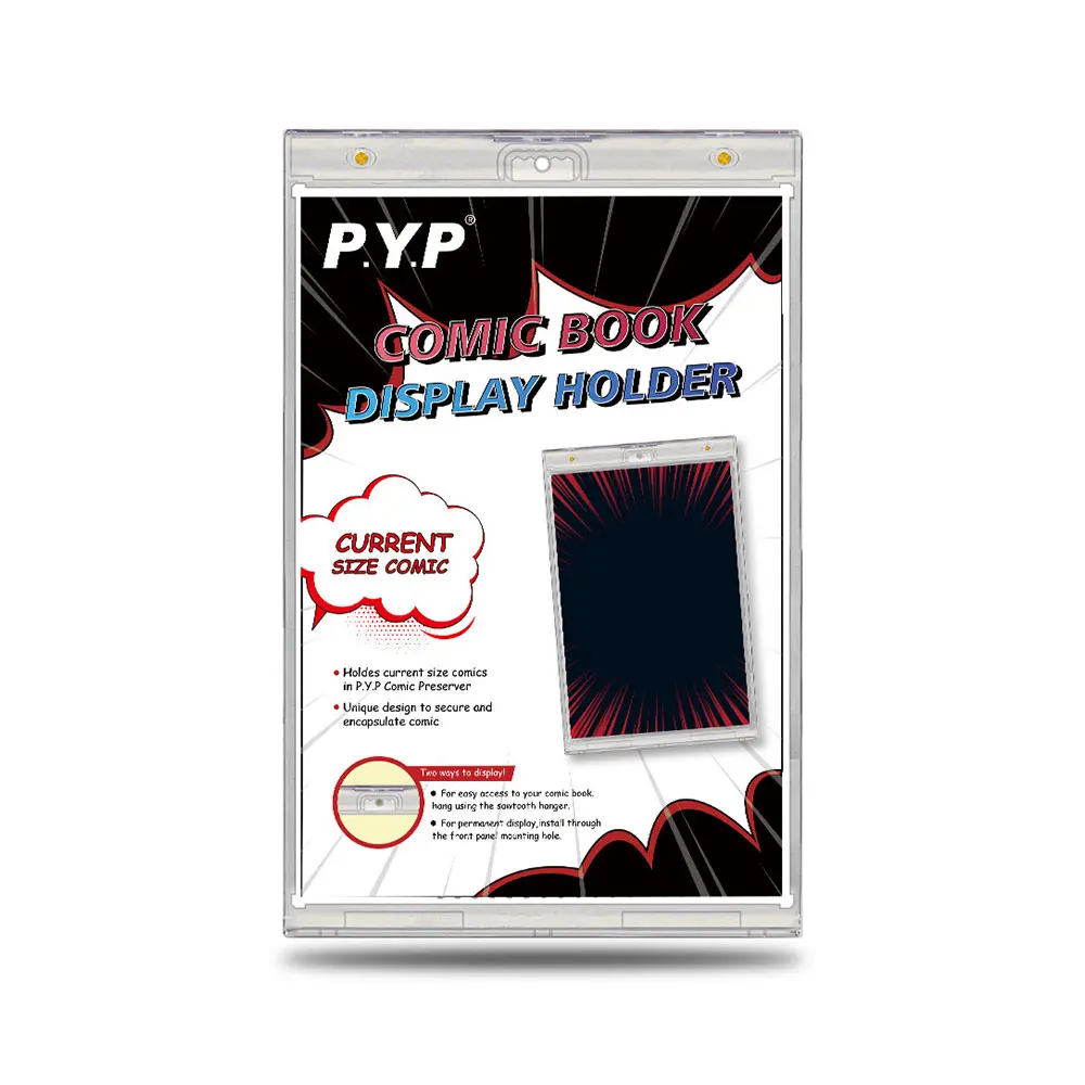 Uv Resistant Premium Quality Clear One Touch Comic Book Frame Display