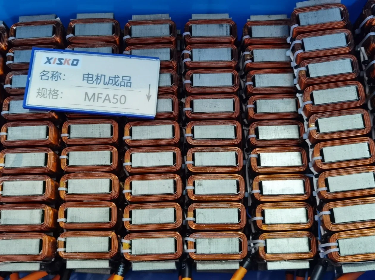 High Precision High Thrust Linear Motor Mover Stator Iron Core Linear Motor Customizable Linear Servo Motor