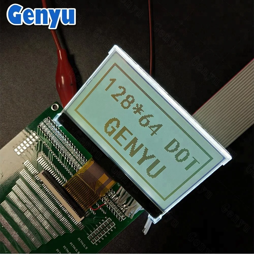FSTN Display Mode 128x64 Dot Matrix Monochrome lcd With Backlight