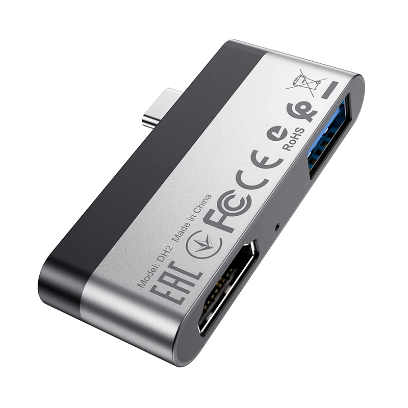 BOROFONE DH2 2-in-1 Universal high-quality converter adapter Type-C to HD-MI+USB3.0 adapter