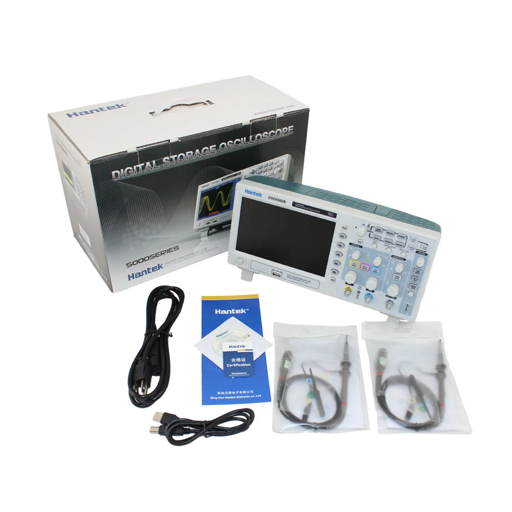 Hantek 6022BE Laptop PC USB Digital Storage Virtual Oscilloscope 2 Channels 20Mhz