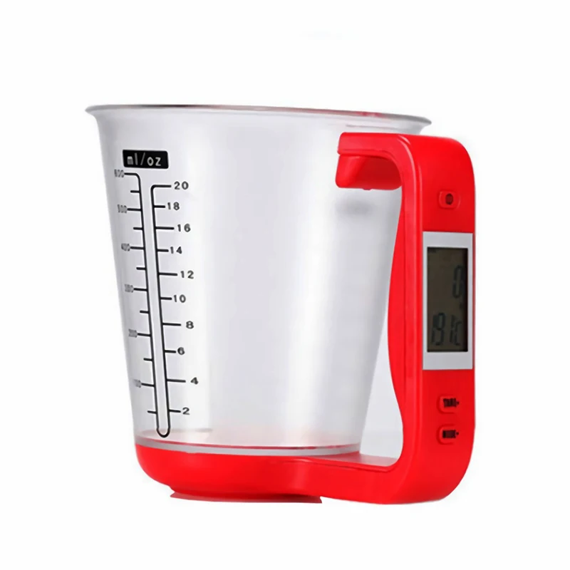 LCD Display Grams and Ounces Unit Liquid Measurement Scale Cup Digital Measuring Cup With Scale