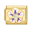 White and purple flower