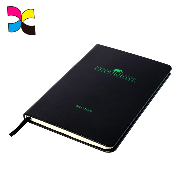 Hardcover Custom Logo Journal Book Printing Leather Agenda Monthly Weekly Planner Notebook