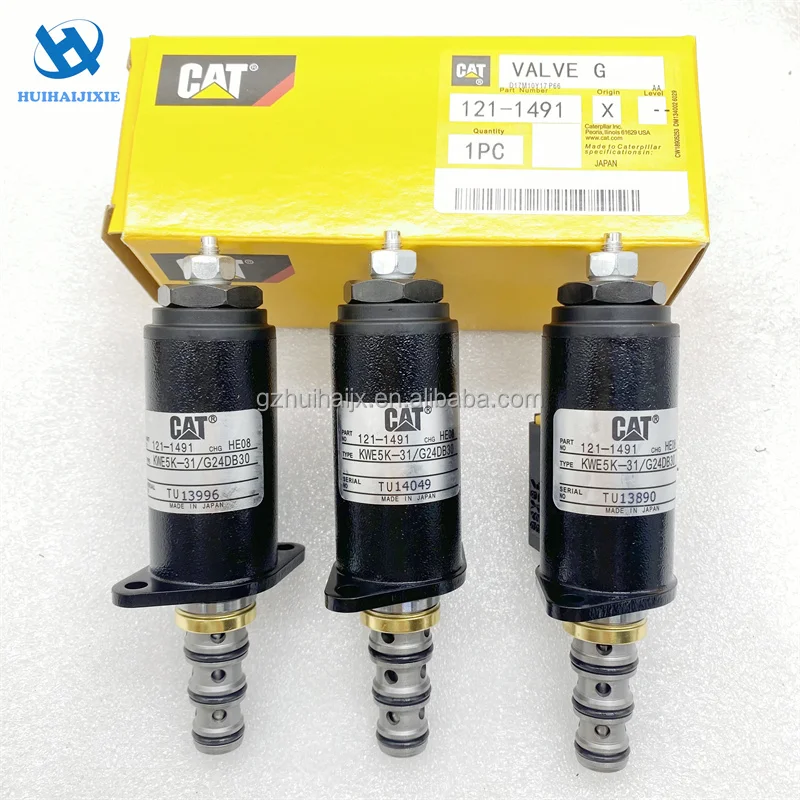 High Quality Solenoid Valve 121-1491 for CAT Excavators