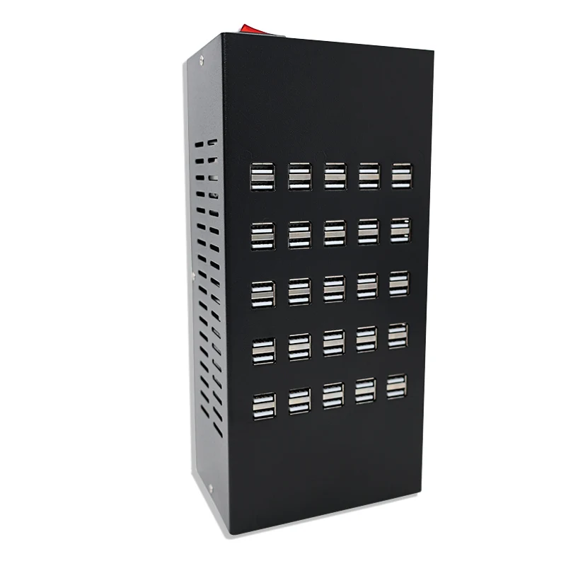 Support OEM/ODM Multi Charger Phone Testing Adapter 50 Dual Port USB Charging Station