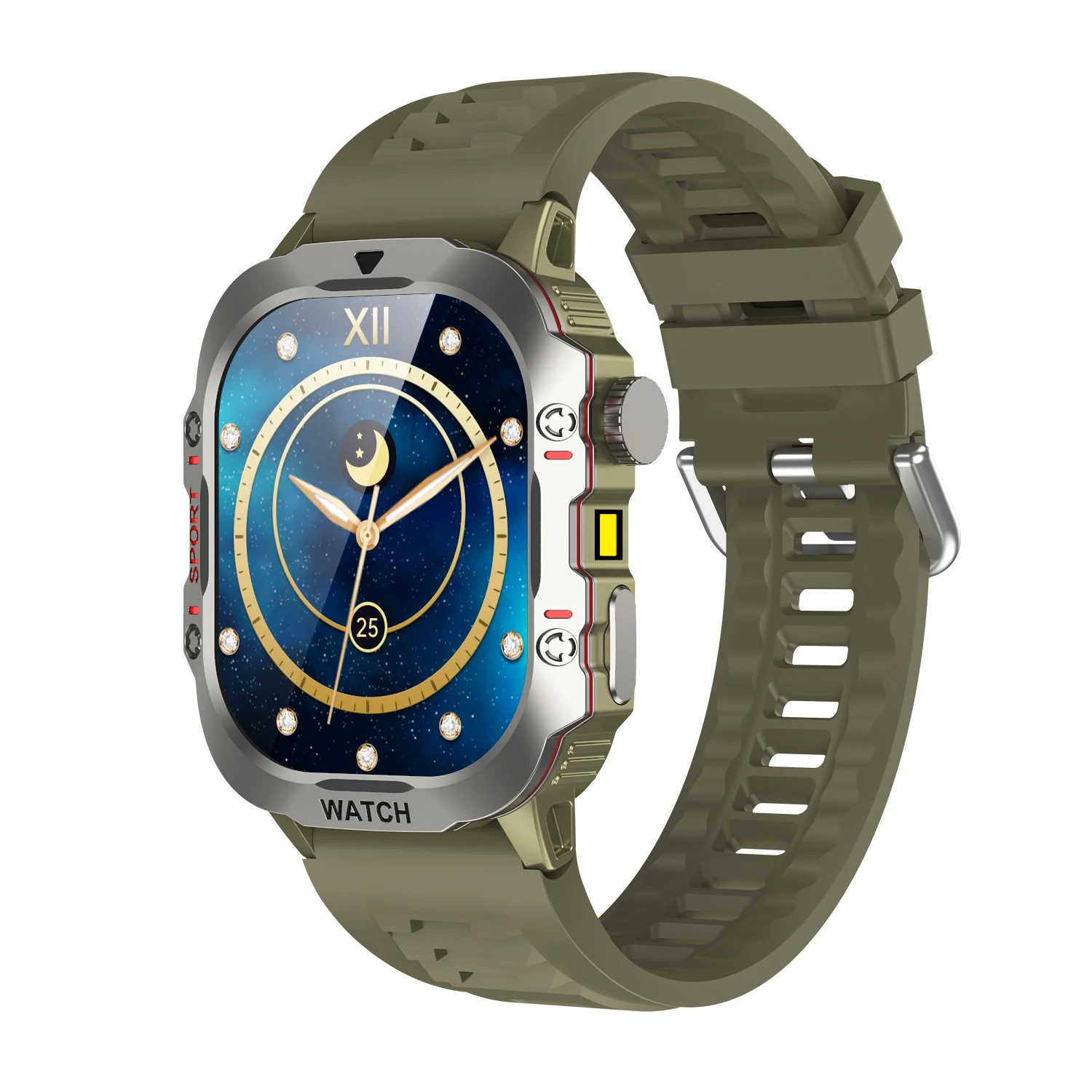 2024 New Arrival Men TF16 PRO Smartwatch BT Call IP67 Waterproof Outdoor Sports Reloj Smart Watch 2024 with 340mAh Large Battery