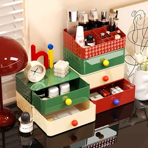 Good Price Colorful Cosmetics Organizer Cosmetic Display Case Stationery Storage Holder Countertop Makeup Box for Office
