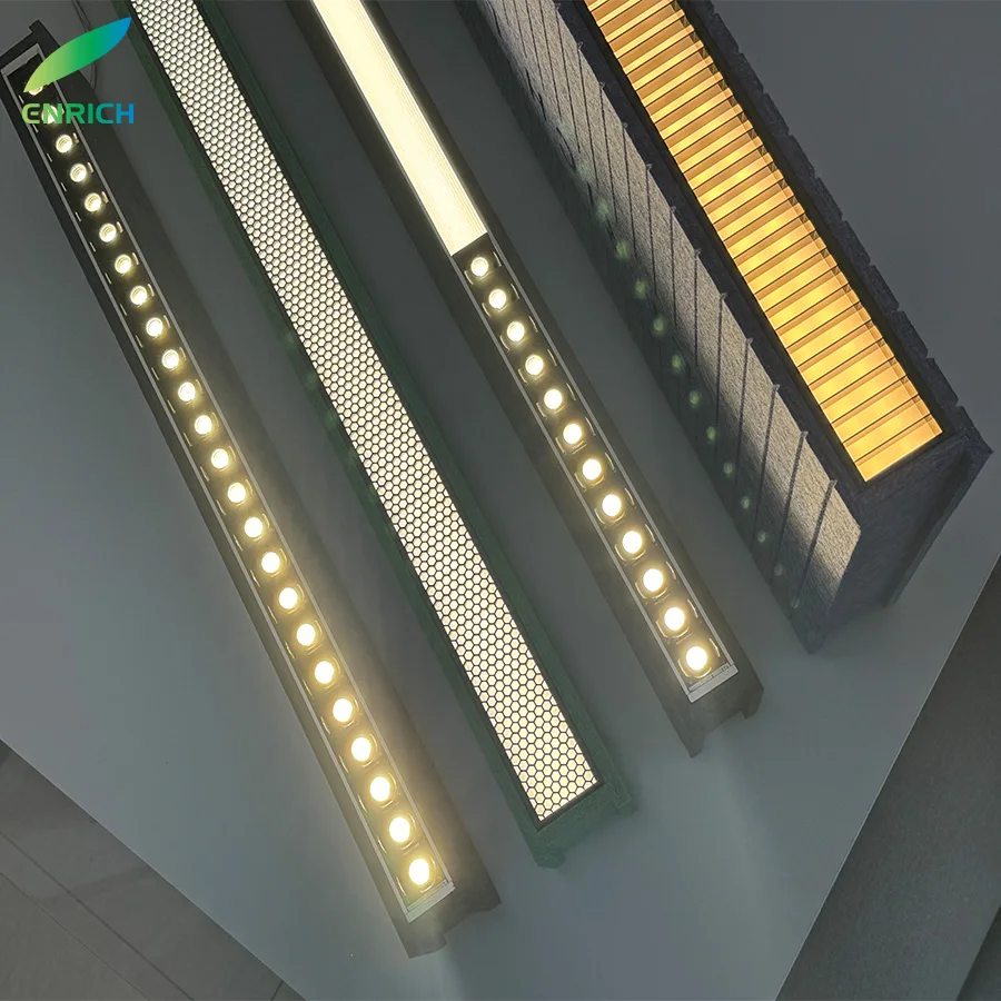 Modern Led Tripod Linear Light Felt Fabric Acoustic LED Pendant Light With  Reducing Ambient Noise for Office Lighting, image size:900x900