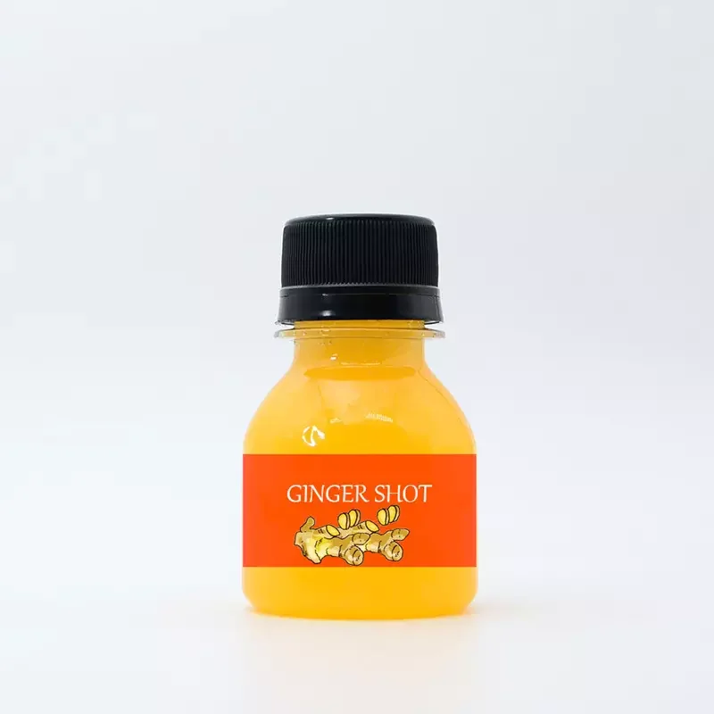 Small Plastic Bottles For Liquids, Ginger Shot Bottles With