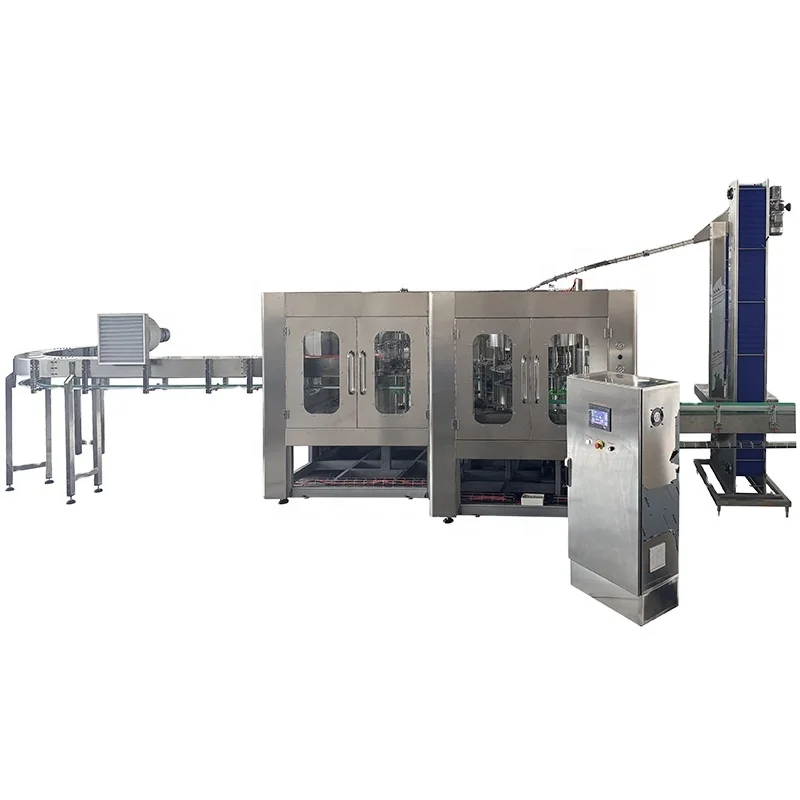 Automatic PET Bottle Soft Beverage Production Line Carbonated Soda Cola Energy Drinks Making Filling Machine