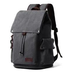 Multifunctional Canvas Backpack Casual Daypack Vintage Travel Bag School Bags Laptop Backpacks For School Travel Daily Life