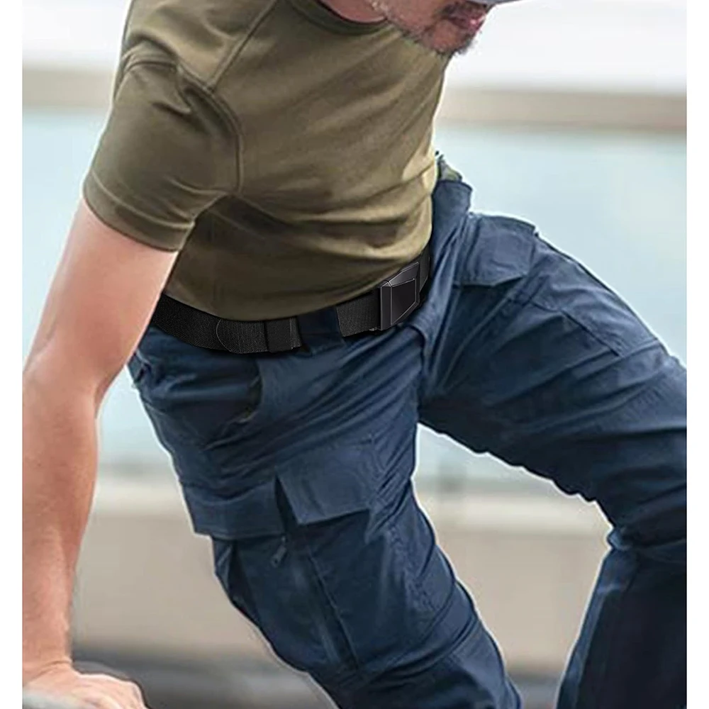 Wear-resistant Men Durable Tactical Belt Web Rigger Belt Stretch Men Sports Fishing Quick Release Tactical Belt