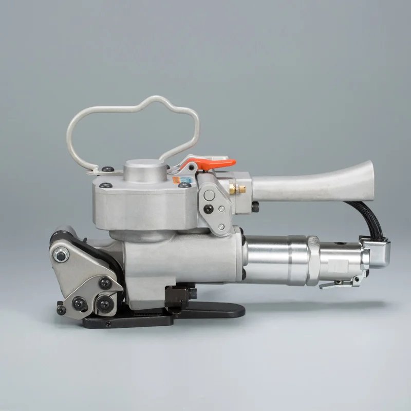 Small Hand Semi Automatic Carton Box Case Pneumatic Tool Handheld Tensioner Pp Pet Strapping Machine