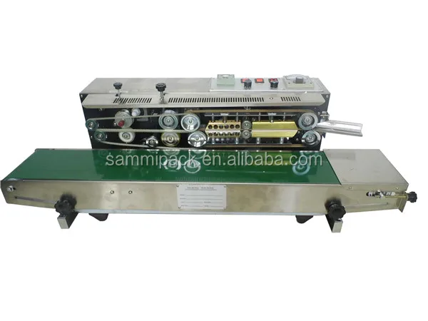 100% Warranty Solid Ink Band Sealing Machine+ Black Colour Printing+stainless Steel+ink Roller+English Letters+numbers - Image 4