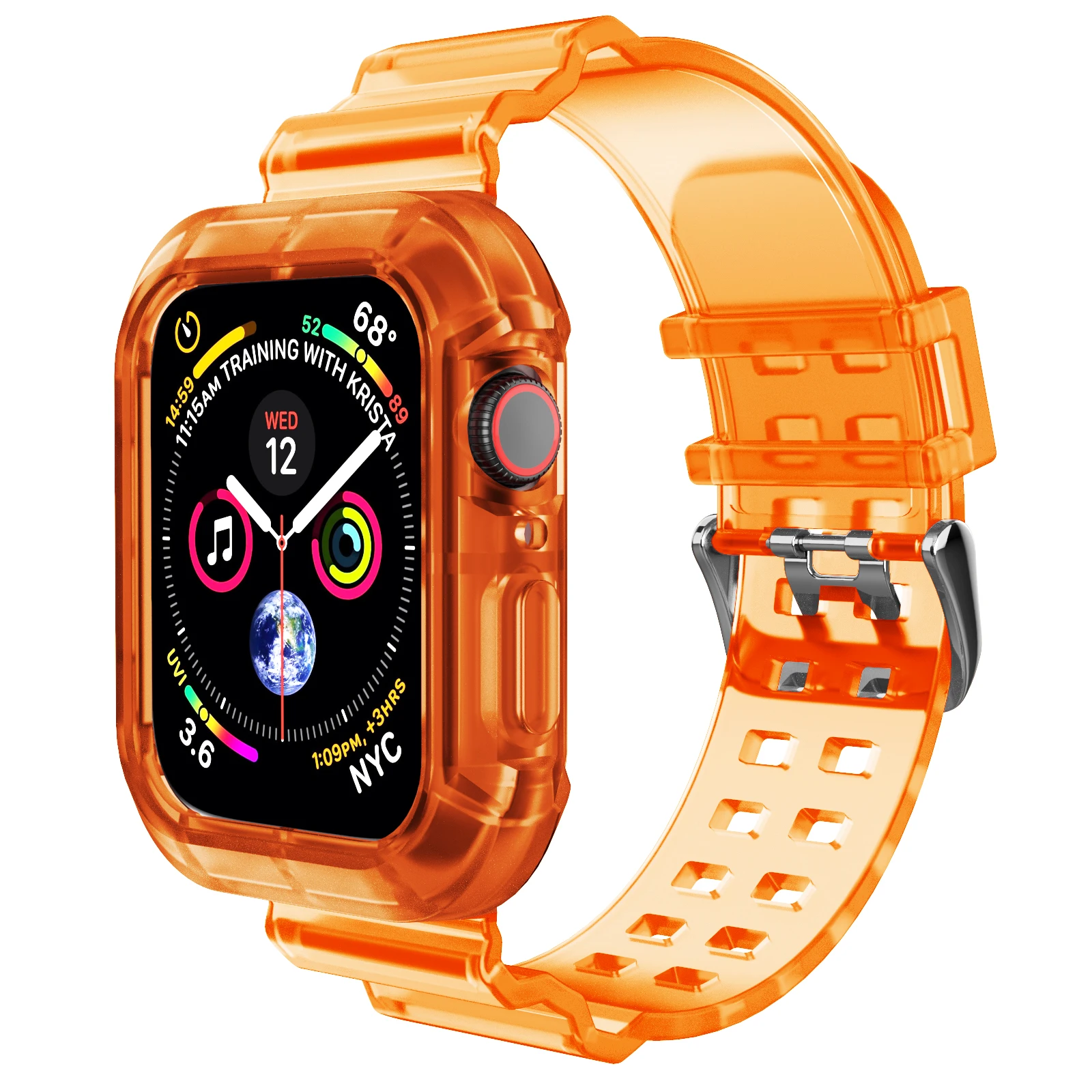 Compatible Para Apple Watch Banda 38mm 40mm Mujeres Brillo Suave Silicona  Deportes Iwatch Banda Correa Para Apple Watch Serie 6/5/4/3 - Buy Tpu Banda  De Reloj Para Iwatch De Apple Watch 6