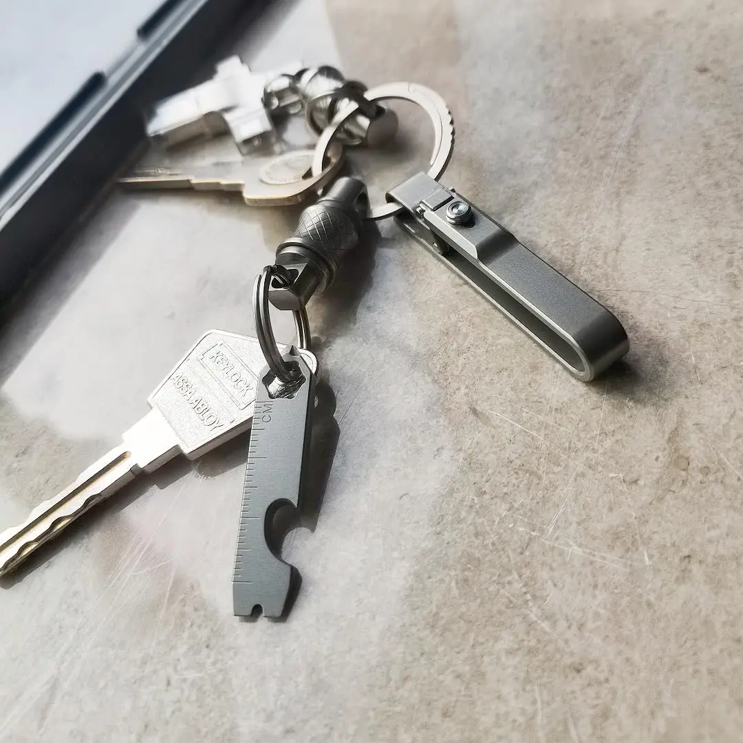 Titanium MINI EDC Pry Bar with Bottle Opener Function