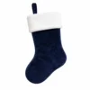 Peluche courte bleu foncé