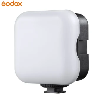 GODOX LED6R/Bi RGB LED Light Camera Video Light 1800mAh Li-ion Battery for Vlog Video Light
