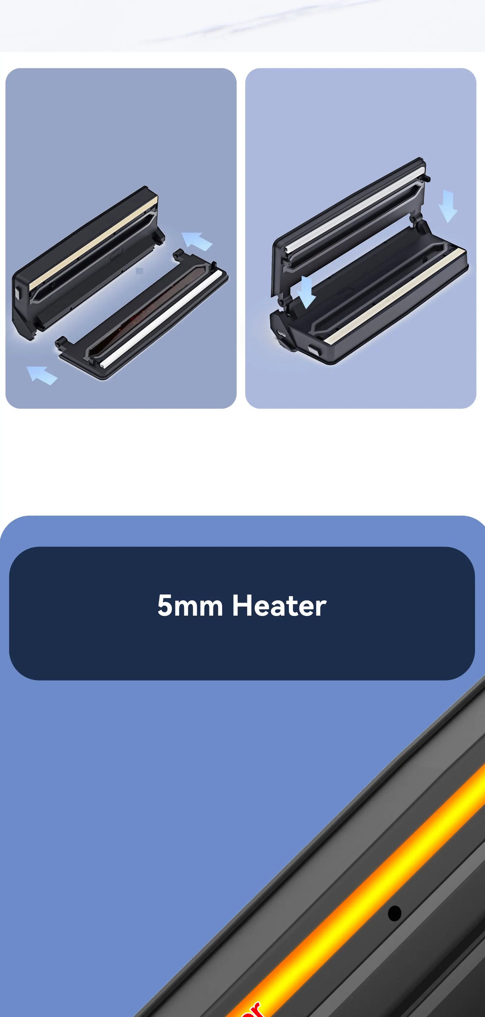 135w Vacuum Sealer Machine Custom Manufacturer Sellador Al Vacio For