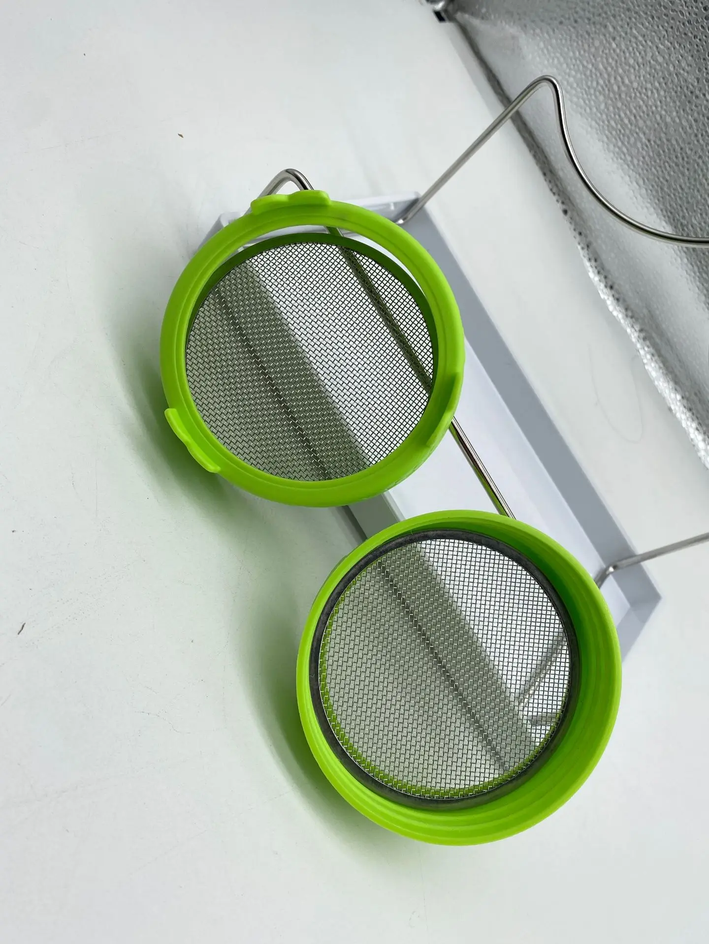 Wholesale Mason Jar Sprouting Kit Ceramic Drip Tray Stainless Steel