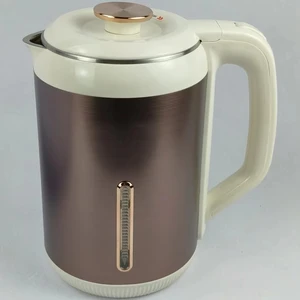 Electric Double Wall Thermal Kettle with Temperature Control and Cordless Design Overheating Protection for Household Use