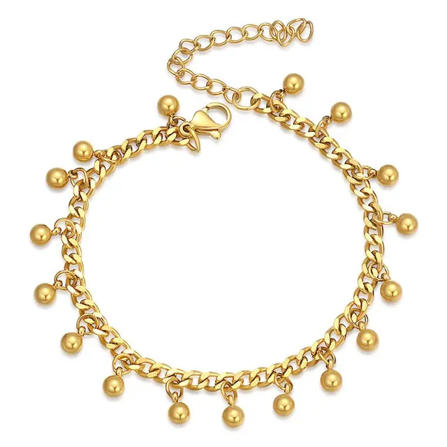 Hip Hop Trend Lucky Bracelet New Fashion Jewelry Elegant Stainless Steel Women's Jewelry Bracelet Stainless Steel Charm Bracelet