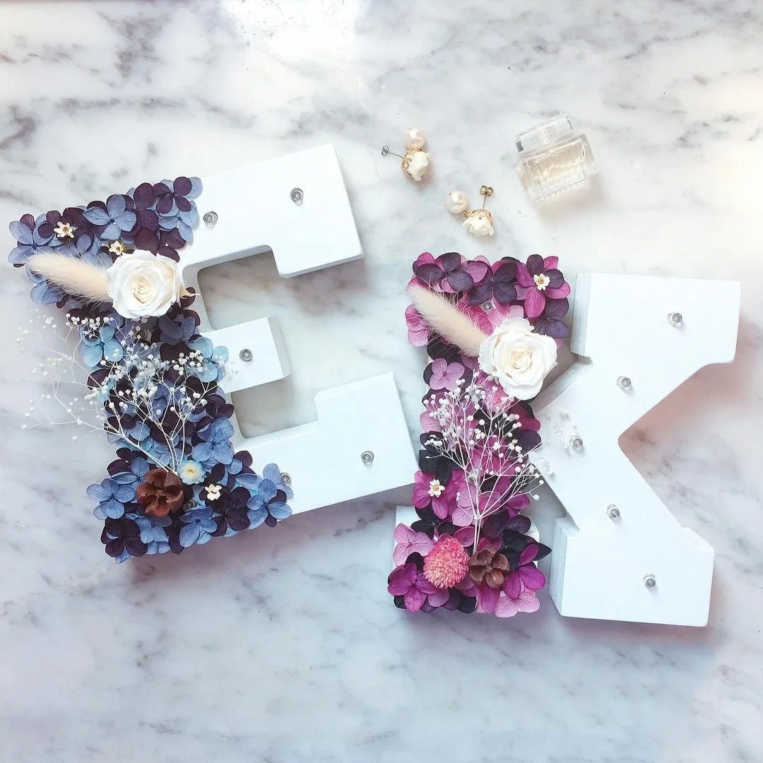 M156 Wedding Customized 3D Acrylic Giant Preserved Dried