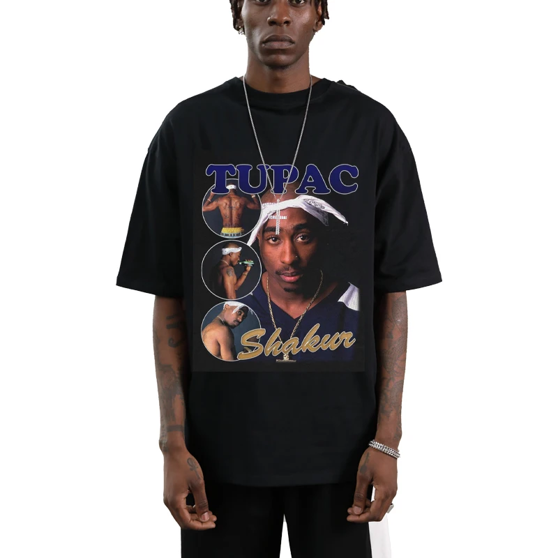 Wholesale Man's Printed Hip Hop T Shirt 