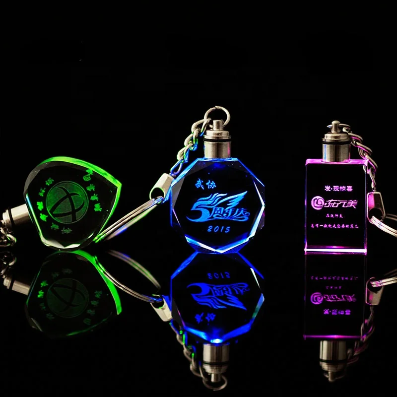 Оптовая продажа, брелок для ключей K9 с лазерной гравировкой и логотипом на заказ