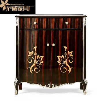 Alexander Neoclassical European Console Table Modern Light Luxury Hall Cabinet with Chinese Side Table