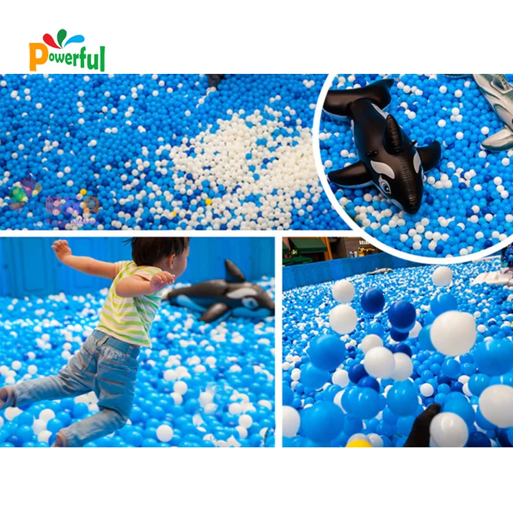 
Цветной экологически чистый комнатный мягкий мяч, пластиковый Океанский мяч 